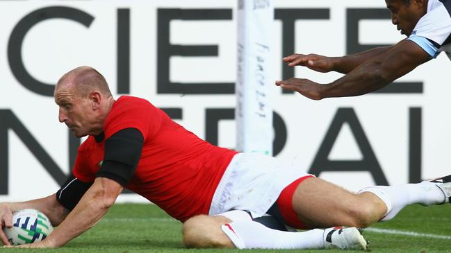 Thomas was a captain and star of the Welsh rugby side. Picture: Shaun Botterill/Getty Images