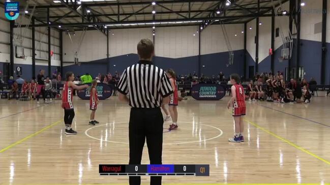 Replay: Basketball Victoria Under-12 Country Championships - Hamilton Hurricanes v Warragul Warriors (Girls)