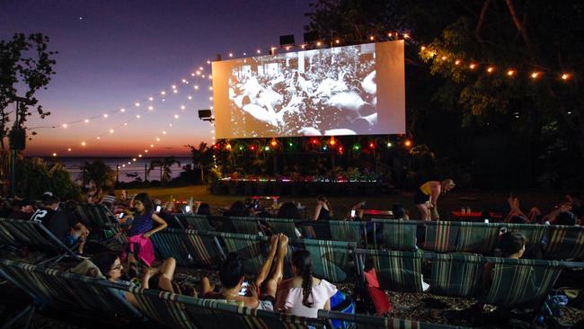 The Deckchair Cinema has become one of Darwin’s most beloved attractions. Picture: Tourism NT/Friederike Franze