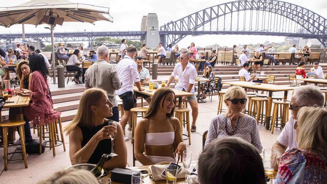 The Opera Bar in Circular Quay. Picture: NCA NewsWire / Jenny Evans