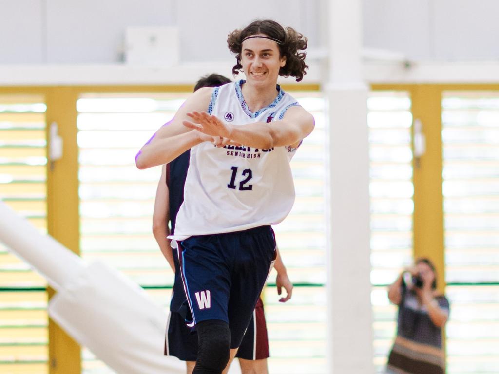 Harrison Fitzgerald at the Basketball Australia Schools Championships. Picture: Taylor Earnshaw