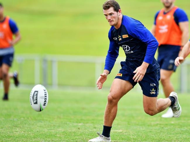 NRL; North Queensland Cowboys pre-season training at Willows Sports Complex. Tom Gilbert . Picture: Alix Sweeney