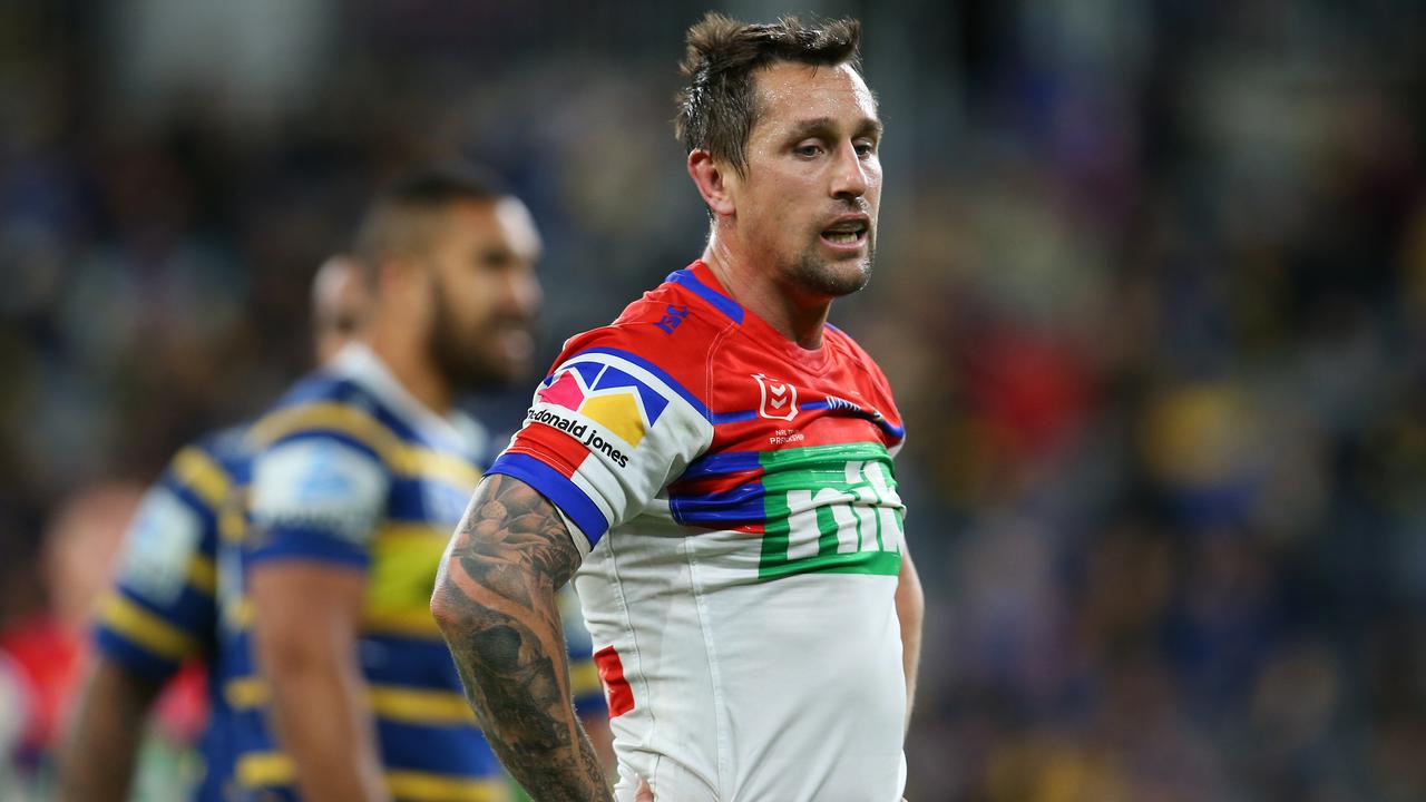 Mitchell Pearce’s try assists are well down over the Knights’ seven game losing streak.