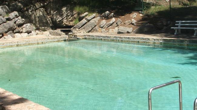 The Buchan Caves Reserve swimming Pool in better times.