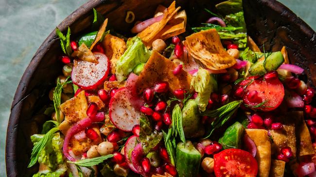 Fattoush salad by Lennox Hastie. Photo: Nikki To