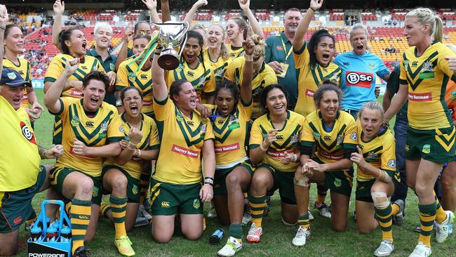 The Jillaroos won last year’s Test at Suncorp Stadium. Pic: Adam Head