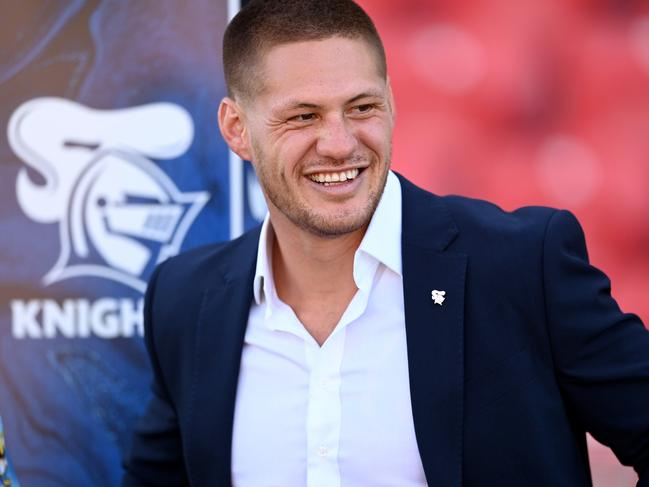 NRL R3 Newcastle Knights v Dolphins at McDonald Jones Stadium, Newcastle. Kalyn Ponga Picture: NRL Photos/Gregg Porteous