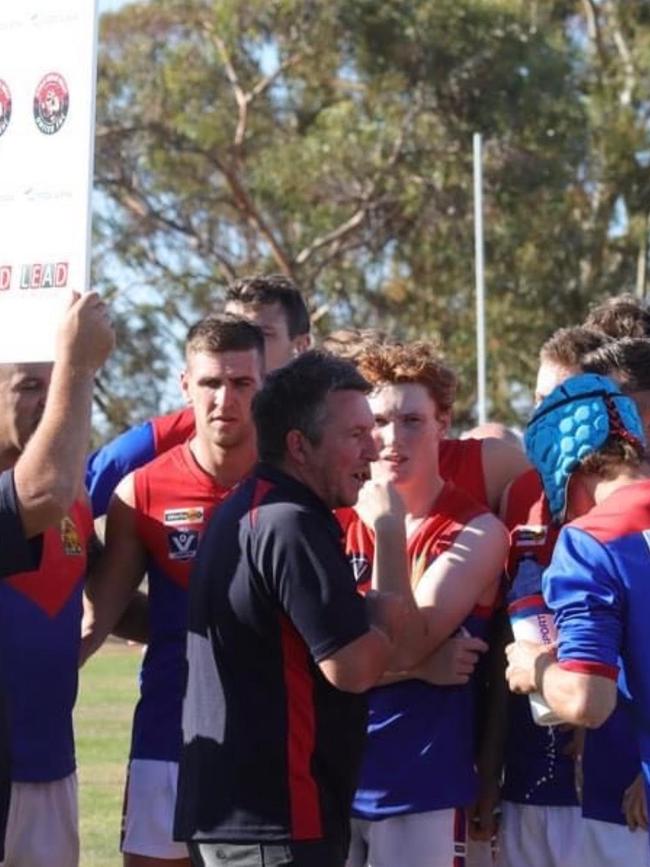 Nyah Nyah West United coach Jason Murphy. Picture: Supplied