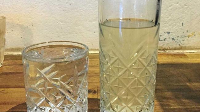 Grafton's Heart & Soul cafe has noticed water not coming through its filter system is discoloured.