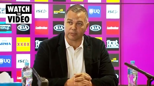 NRL: Emotional Seibold announces Broncos exit