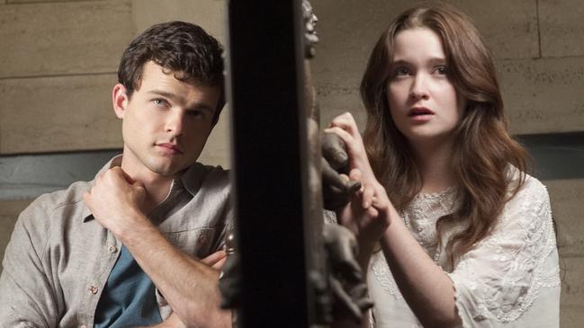 Alden Ehrenreich and Alice Englert play the star-crossed lovers in Beautiful Creatures.