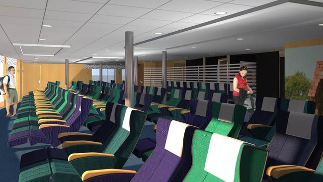 Artist's impressions of the Spirit of Tasmania refurbishment - Lounge.