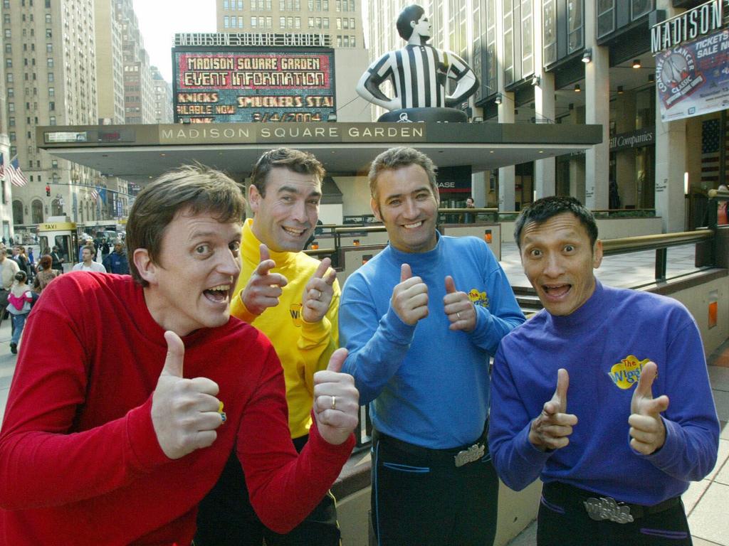 Who were the original members of The Wiggles and where are they now?