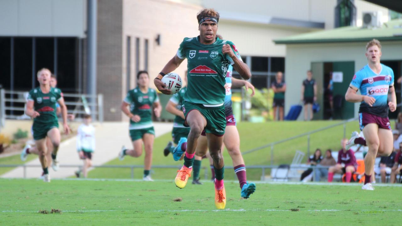 Amaziah Murgha. Meninga Cup semi-finals action between the Ipswich Jets and Mackay Cutters at the North Ipswich Reserve on Sunday, May 5, 2024.