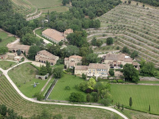 The Miraval property in Correns, near Brignoles, southern France. Picture: AP Photo/Lionel Cironneau