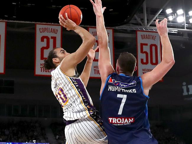 Kings star Xavier Cooks had 14 points against Melbourne. Picture: Kelly Defina/Getty Images