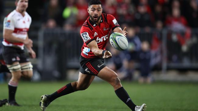 Five-eighth Richie Mo'unga is part of a Crusaders outfit that has been sweeping all before it. Picture: Getty Images
