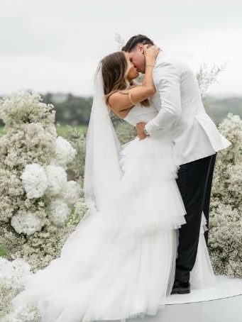 Mitchell Moses and Bri Gardoni’s wedding. Picture: Instagram