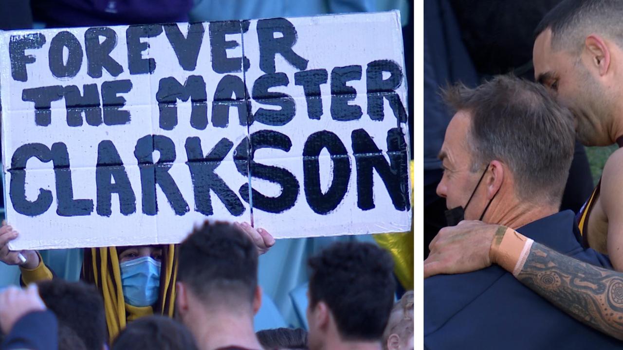 Alastair Clarkson was farewell by the Launceston locals.