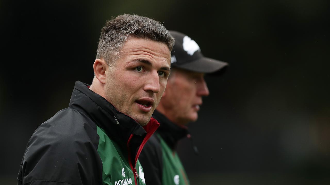 Sam Burgess has reportedly fallen out with former Rabbitohs football boss Shane Richardson.