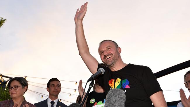 Andrew Barr, Chief Minister of the ACT, is a prominent campaigner on LGBT issues. Picture: Getty Images