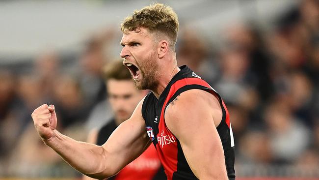 Jake Stringer is attracting attention from Essendon’s rivals.