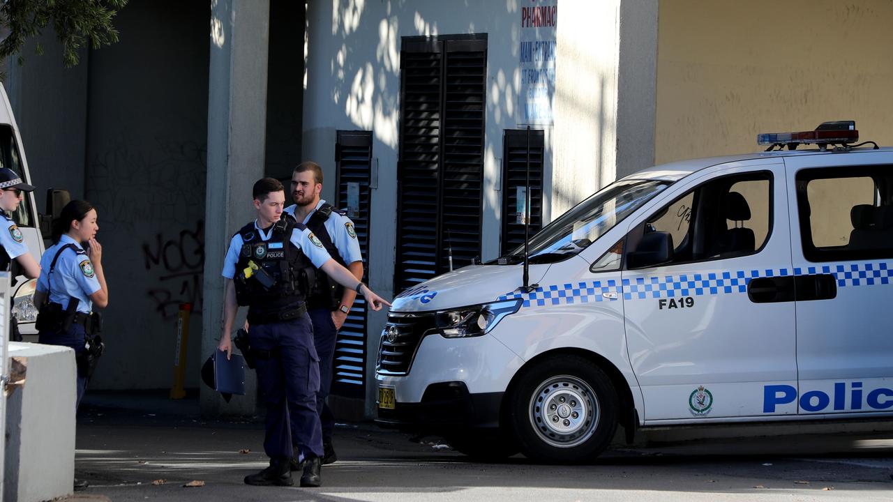 Police arrive at the scene of Amar’s death. Picture by Damian Shaw