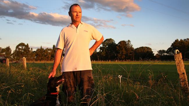 Darren Croker said the floods are better than the bushfires, which destroy everything. Picture: Nathan Edwards