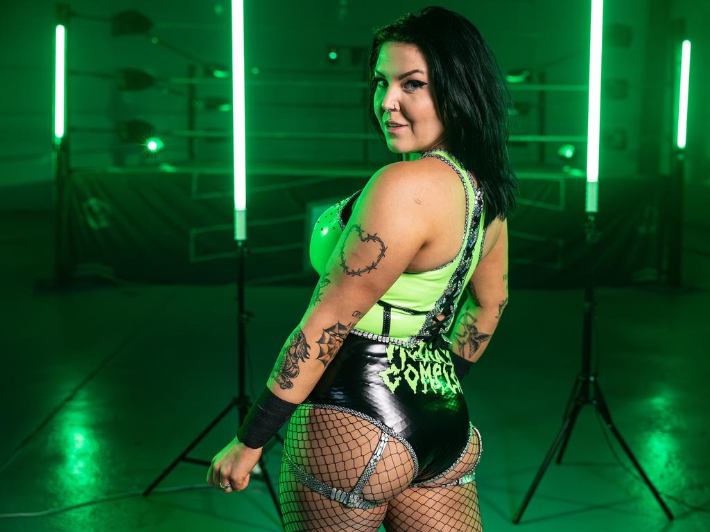 She revealed the importance of equal opportunity wrestling. Picture: Supplied