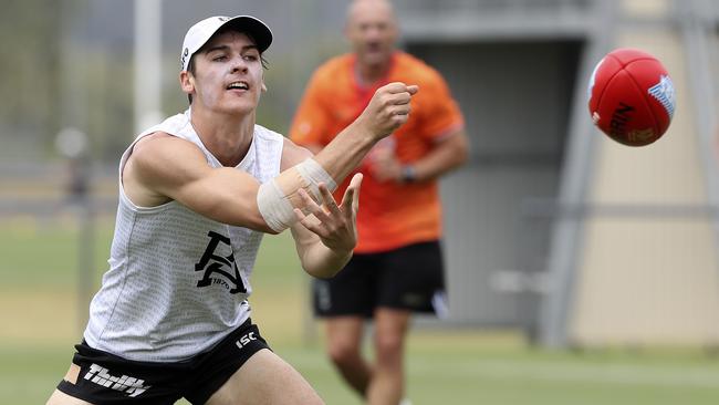 Connor Rozee has been tipped to get more midfield minutes in 2020. Picture: Sarah Reed