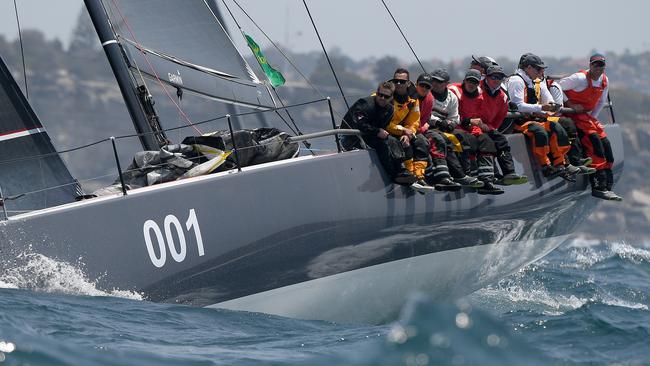 Ichi Ban at the start of this year’s race to Hobart.