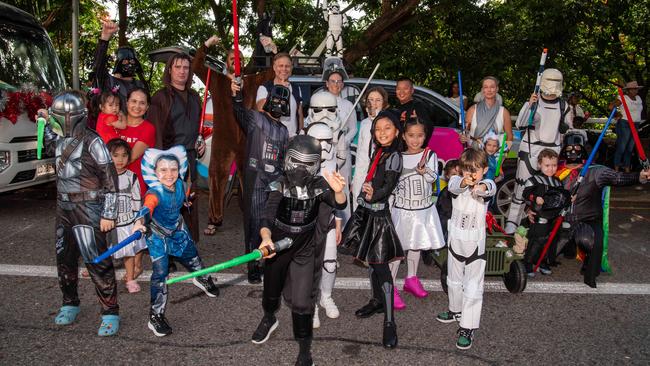 Star Wars as Thousands of Territorians braved the tropical heat for A Very Darwin Christmas Pageant. Picture: Pema Tamang Pakhrin