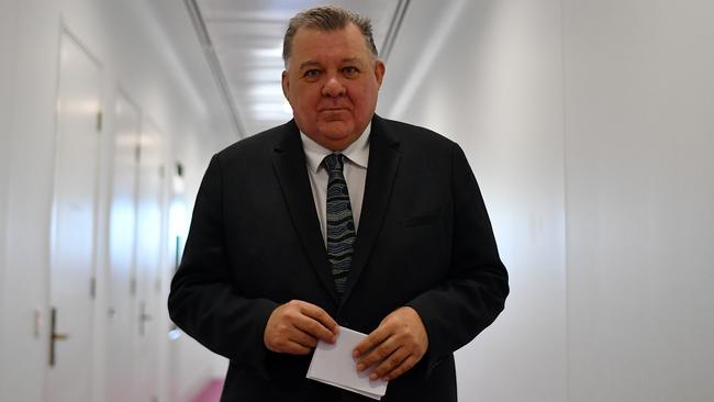 Craig Kelly says he supports ‘the government message on vaccinations. I am advocating for treatments in concert with the vaccine’. Picture: Getty Images