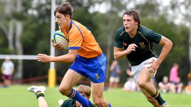 Marist College Ashgrove player Jude Knapp AIC First XV rugby union between Villanova College and Marist College Ashgrove Saturday April 29, 2023. Picture, John Gass