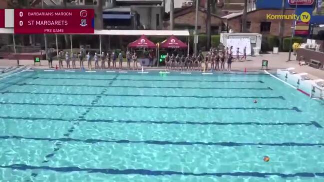 Replay: Barbarians Maroon v St Margaret's AGS Orange (Middle School Grand Final)  -  Water Polo Queensland All Schools Championships