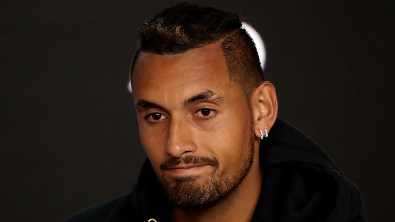 Nick Kyrgios is at it again. (AAP Image/David Crosling)