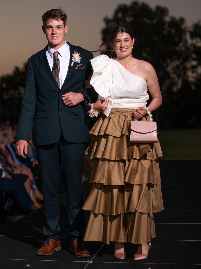 Jayden Silvester and Grace Paine at the 2024 Rockhampton Grammar School formal.