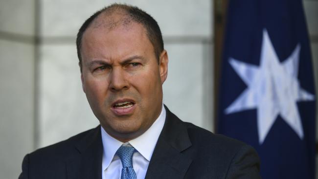 Treasurer Josh Frydenberg says JobKeeper is a lifeline that will be extended to businesses that need it most. Picture: AAP