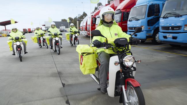 Australia Post employees are working hard to ensure all Christmas letters and parcels are delivered in the coming days. 