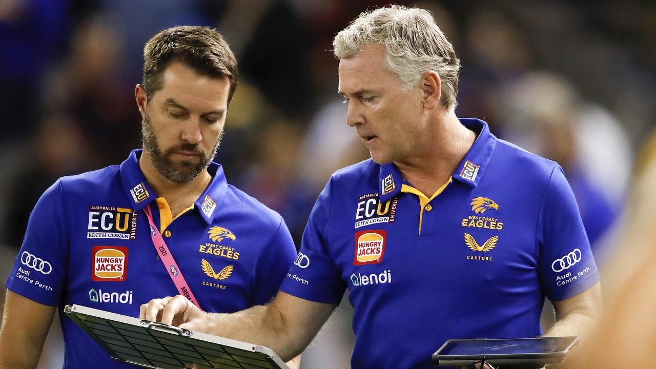 The Eagles looked in ominous form in Round 3 (Photo by Dylan Burns/AFL Photos via Getty Images).