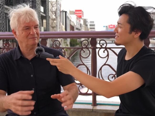 Mr Flynn spoke of life in Japan since the 80s.