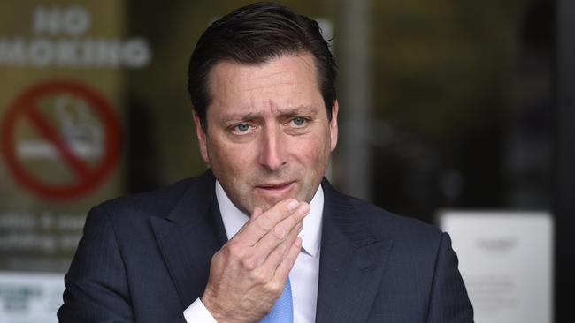 Victorian Opposition Leader Matthew Guy faces an uphill battle, according to the latest Newspoll. Picture: NCA NewsWire / Andrew Henshaw