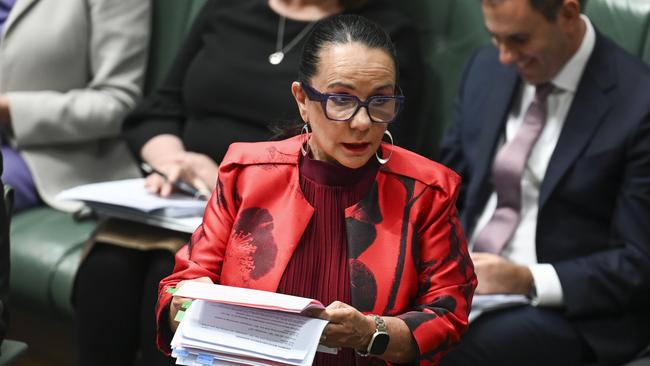 Minister for Indigenous Australians Linda Burney during Question Time at Parliament House in Canberra. Picture: NCA NewsWire / Martin Ollman