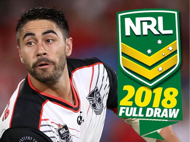 The NRL has finally released the 2018 draw.