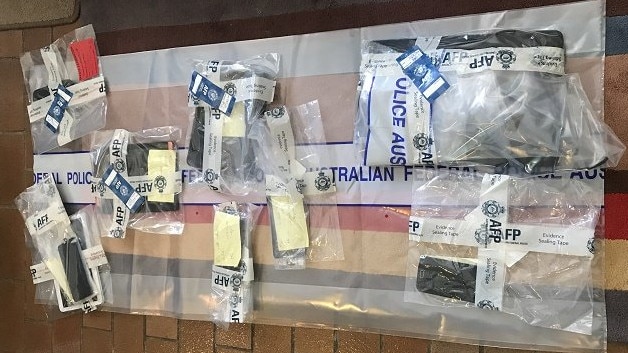 The man’s electronic devices were seized by authorities and will undergo further analysis. Picture: Australian Federal Police