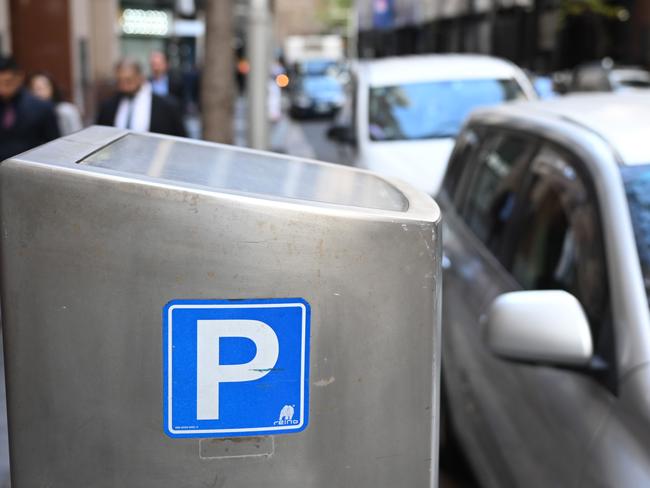 SYDNEY, AUSTRALIA - NewsWire Photos May 17, 2021: A street parking ticket machine in Sydney CBD.Picture: NCA NewsWire / James Gourley