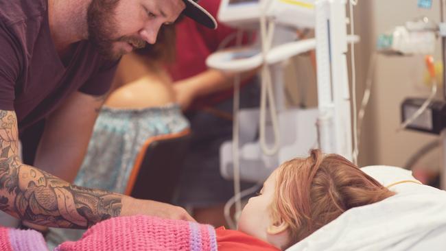 Paige with father Jake.