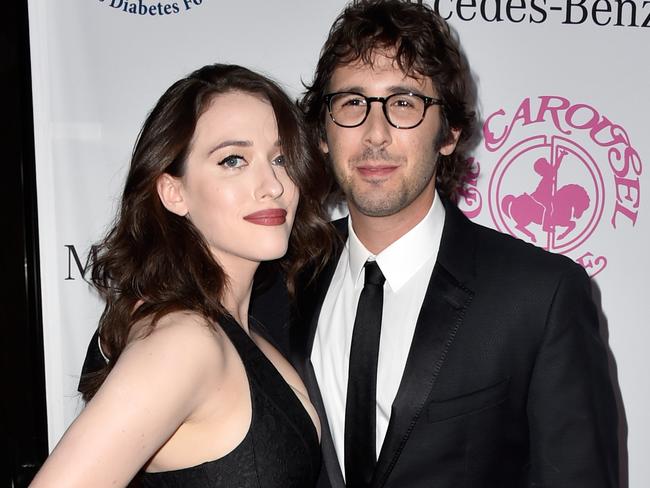 BEVERLY HILLS, CA - OCTOBER 11: Actress Kat Dennings (L) and recording artist Josh Groban attend the 2014 Carousel of Hope Ball presented by Mercedes-Benz at The Beverly Hilton Hotel on October 11, 2014 in Beverly Hills, California. (Photo by Frazer Harrison/Getty Images)