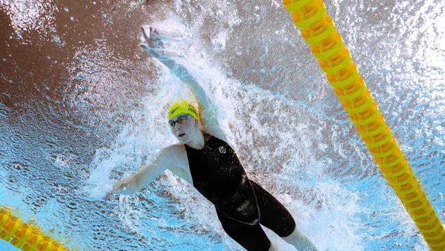 Australia's Katja Dedekind won the women's 50m freestyle S13 swimming final at the 2022 Commonwealth Games in Birmingham. Picture: AFP