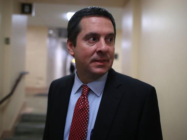 Devin Nunes, the top Republican on the House Intelligence Committee, has been told the Ukraine call whistleblower will answer questions. Picture: AFP